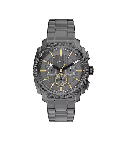 Fossil - Machine Chronograph Smoke Stainless Steel Watch
