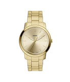 Fossil - Minimalist Three-Hand Gold-Tone Watch