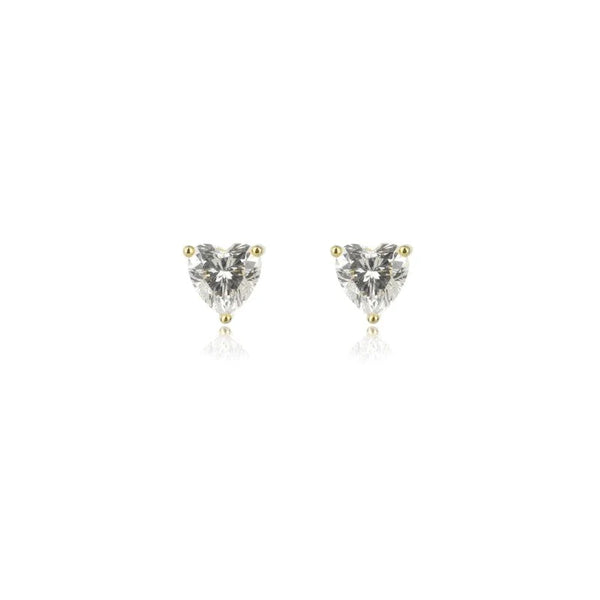 Georgini -  Sweetheart Heart Studs - Gold