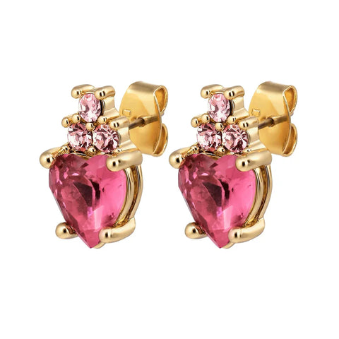 Dyrberg Kern - Havoc Gold Earrings Rose