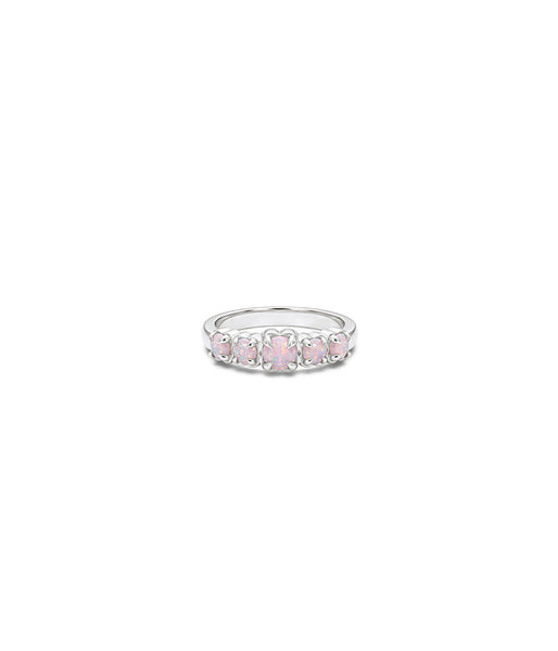 Stolen Girlfriends Club - Halo Cluster Ring Pink Opal