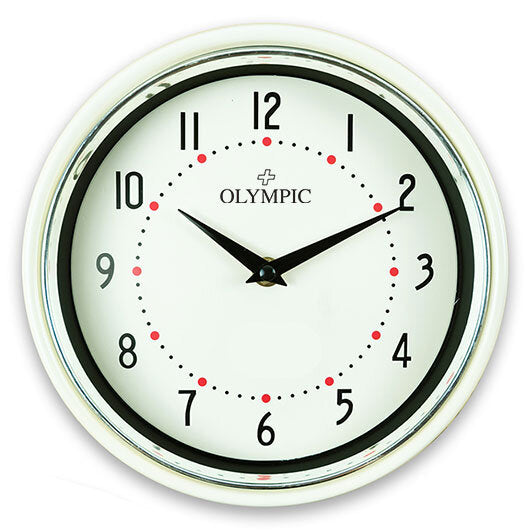 Olympic - Harriet Clock 24cm Cream