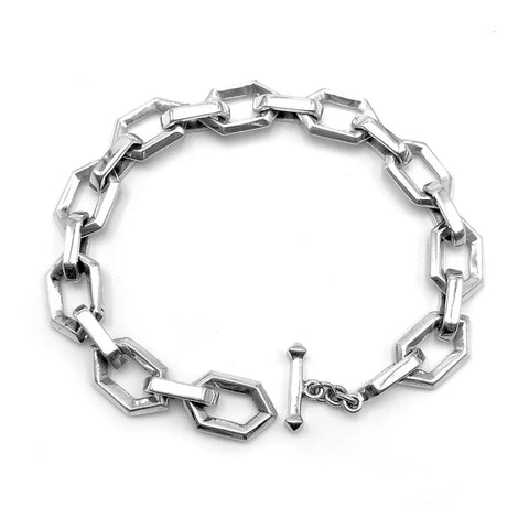 Nick Von K - Hex Bracelet Medium Sterling Silver