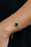 Georgini - Midnight Velvet Black Agate Gold Plated