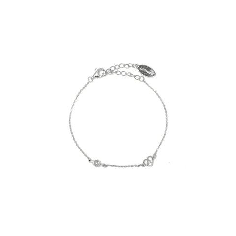 Diamonds by Georgini - Seven Natural Diamond Dotti Bracelet Silver