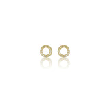 Diamonds by Georgini - Ten Natural Diamond Circle Earrings Gold