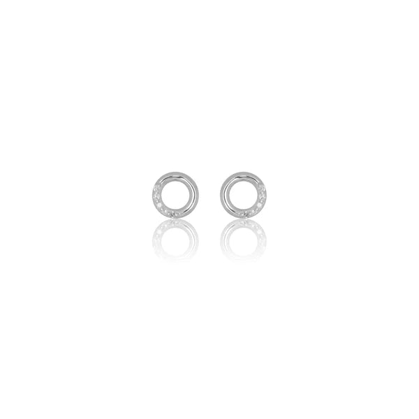 Diamonds by Georgini - Ten Datural Diamond Circle Earrings Silver