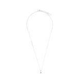 Diamonds by Georgini - Natural Turquoise and Diamond December Pendant Silver