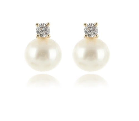 Georgini - Oceans Noosa Freshwater Pearl Earrings Gold