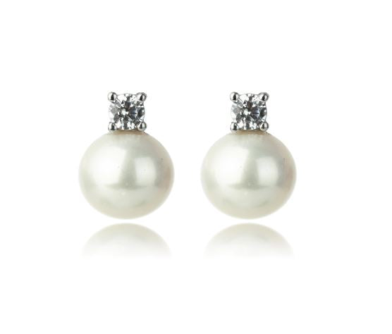 Georgini - Oceans Noosa Freshwater Pearl Earrings Silver