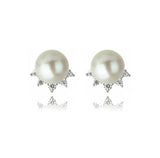 Georgini - Oceans Coogee Freshwater Pearl Earrings Silver