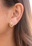 Georgini - Oceans Byron Fresh Water Pearl Earrings Gold