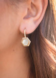 Georgini - Oceans Torquay Mother of Pearl Earrings Gold