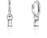 Georgini - Georgini Gifts Baby Baguette Hoop Silver