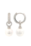 Georgini - Adagio Duo Hoop Pearl Earrings Silver