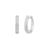 Brent Weatherall - 9ct White Gold Diamond Set Huggies
