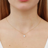 Brent Weatherall - 9ct Yellow Gold Diamond Set Cushion Cluster Pendant