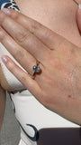 BWJ - 9ct Two Tone 6X Claw Oval 1.15ct Lab Grown Diamond Solitaire