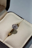 BWJ - 9ct Two Tone 6X Claw Oval 1.15ct Lab Grown Diamond Solitaire