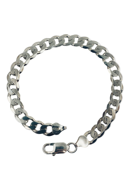 Brent Weatherall - Sterling Silver Hammered Curb Chain Bracelet