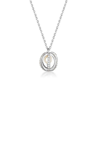 Georgini - Majesty Freshwater Pearl Pendant Silver