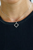 Georgini - Midnight Velvet Black Agate Fairwater Pendant Silver