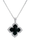 Georgini - Midnight Velvet Black Agate Fairwater Pendant Silver