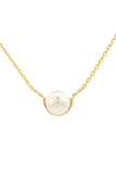 Georgini - Adagio Crescent Nine - 2 - Five Pearl Necklace Gold