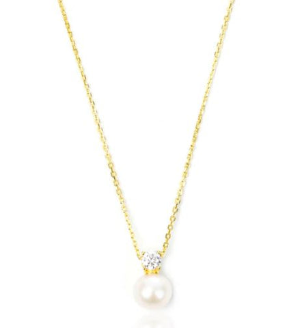 Georgini - Oceans Noosa Freshwater Pearl Necklace Gold