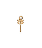 Karen Walker - Mini Feather Arrow Charm 9ct Yellow Gold