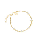 Rosefield Jewellery - Crystal Bracelet Gold Plated