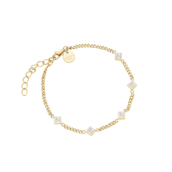 Rosefield Jewellery - Crystal Bracelet Gold Plated
