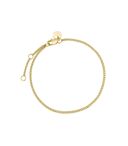 Rosefield - Flat Curb Bracelet Gold