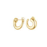 Rosefield Jewellery - Swirl Studs Gold