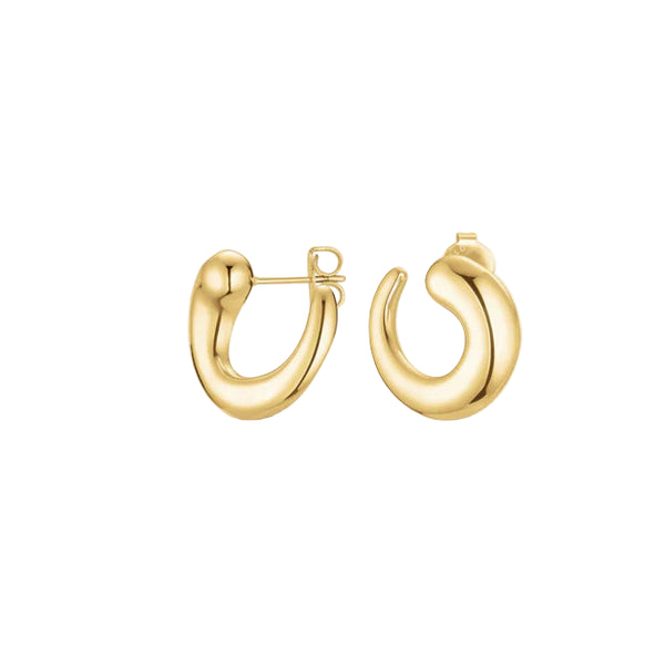 Rosefield Jewellery - Swirl Studs Gold