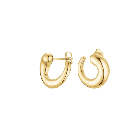 Rosefield Jewellery - Swirl Studs Gold