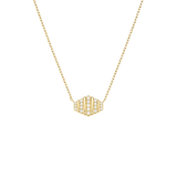 Rosefield Jewellery - Striped Crystal Necklace Gold Plated