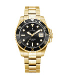 Jacques Du Manoir - Pro Scuba 43 Gold & Black Watch