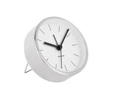 Karlsson - Minimal Silver & White Clock