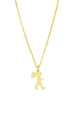 Karen Walker - Small Runaway Girl Necklace Gold Plate