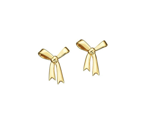Karen Walker - Bow Studs Gold Plated