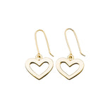 Karen Walker - Heart Earrings Gold Plated