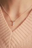 Karen Walker - Pearl Bow Necklace Sterling Silver