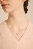 Karen Walker - Small Bow Necklace Silver