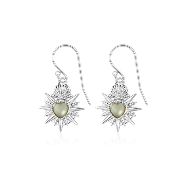 Fabuleux Vous - Lastel Starry Night Mother Of Pearl Earrings
