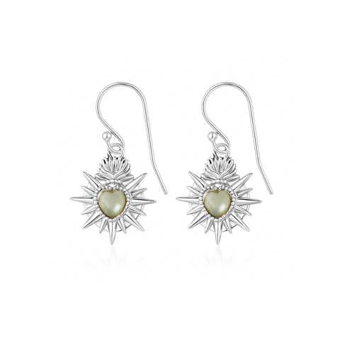 Fabuleux Vous - Lastel Starry Night Mother Of Pearl Earrings