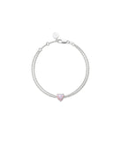 Stolen Girlfriends Club - Love Claw Bracelet Pink Opal