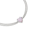 Stolen Girlfriends Club - Love Claw Bracelet Pink Opal