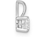 Brent Weatherall Jeweller - 9ct White Gold Lab Grown Round Brilliant Cut 4X Claw Set Pendant 0.75ct F VS