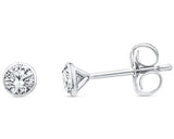 Brent Weatherall Jeweller - 9ct White Gold Certificated Lab Grown Diamond Set Set Studs .50ct F VS